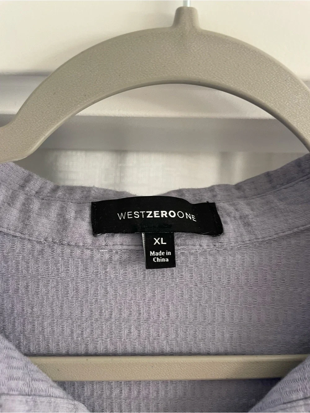 West Zero One Light Blue Short-Sleeve Button Shirt